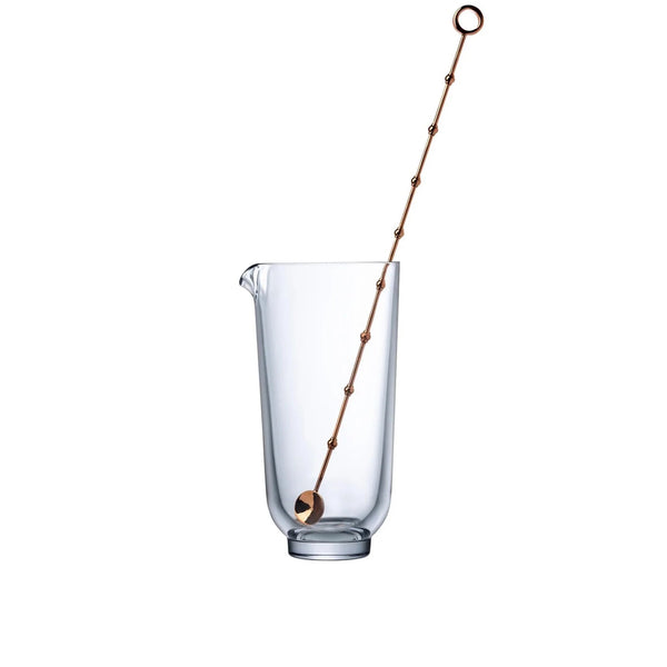 Nude Hepburn Mixing Glass and Stirrer + Straw image 1