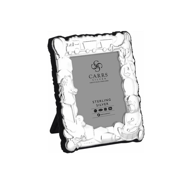 Carrs Silver- Child's Frame Blue Velvet Back image 3