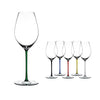Riedel Fatto A Mano Champagne Wine Glass Green image 2