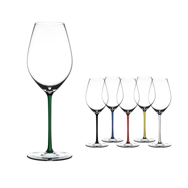 Riedel Fatto A Mano Champagne Wine Glass Green image 2