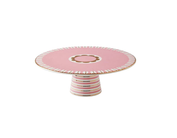 Maxwell & Williams Teas & C's Regency Footed Cake Stand 28cm Pink Gift Boxed image 0