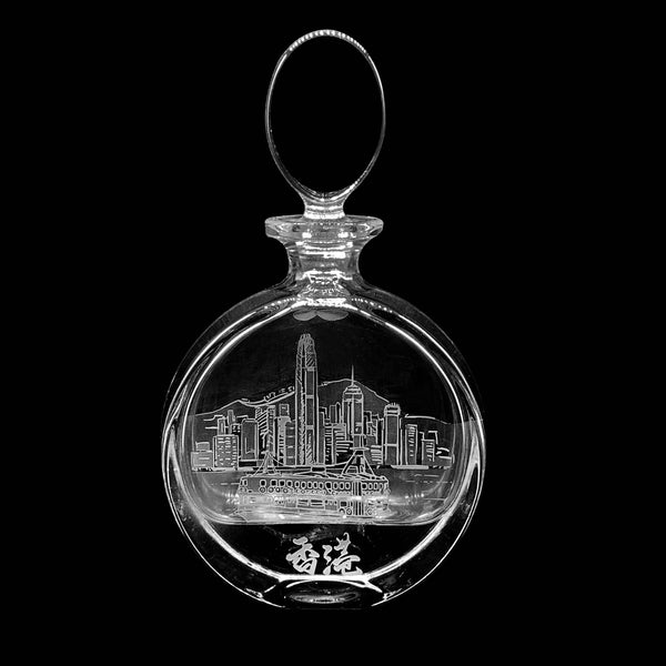Bohemia Crystal Hong Kong Skyline Whisky Set (1 Decanter + 6 Tumblers) image 2