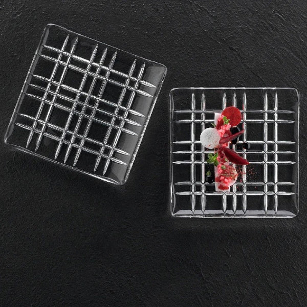 Nachtmann Square Smoke Platter 21 cm (Set of 2) image 3