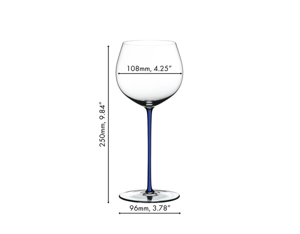 Riedel Fatto A Mano Oaked Chardonnay Dark Blue image 1