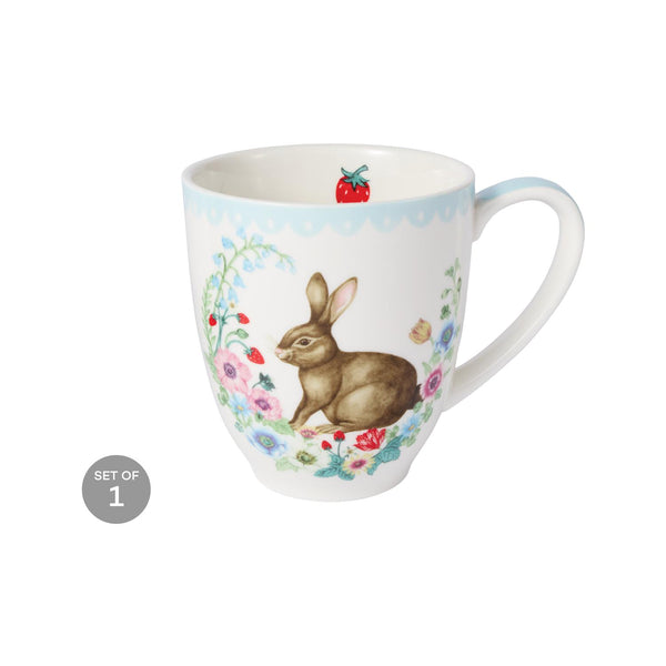 Maxwell & Williams Clover & Cottontail Meadow Bunny Mug 375ML Gift Boxed