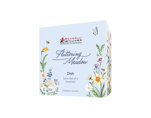 Maxwell & Williams Fluttering Meadow Dish Set of 4 Assorted Gift Boxed