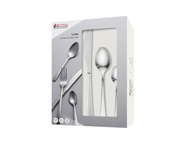 Maxwell & Williams Lume 16Pcs Cutlery Set Stainless Steel Gift Boxed