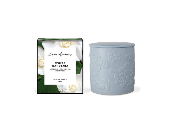 Maxwell & Williams Love Anna Botanika Fragrance Candle 290g White Gardenia Gift Boxed