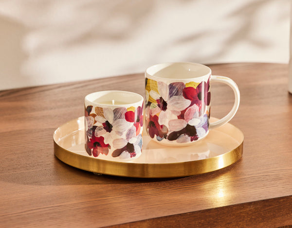 Maxwell & Williams Love Anna Prudence De Marchi Magnolia Candle & Mug Giftset 180g & Gift Boxed