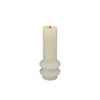 Maxwell & Williams Let's Get Lit Linea LED Sculptural Wax Candle 7.5x18.5cm Soy Gift Boxed