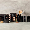Maxwell & Williams Astor Bread Bin 42x22.5x18cm Black Gift Boxed