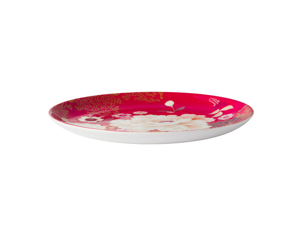 Maxwell & Williams Kimono Cake Plate 20cm Red Gift Boxed