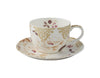 Maxwell & Williams Kimono Cup & Saucer 300ML White Gift Boxed
