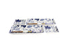Maxwell & Williams Tokyo Design Flora Japonica Sushi Plate Giftset 4pc White Gift Boxed