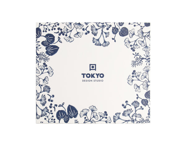 Maxwell & Williams Tokyo Design Flora Japonica Sushi Plate Giftset 4pc White Gift Boxed