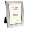 Carrs Silver - Linear Silver Plated Photo Frame Black Wood Back image 1