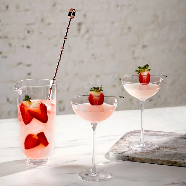 Nude Hepburn Mixing Glass and Stirrer + Straw image 2