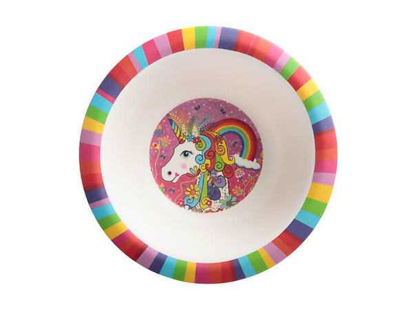 Maxwell & Williams Rainbow Jungle Children's Bamboo Rainbow 3pc Dinner Set image 2
