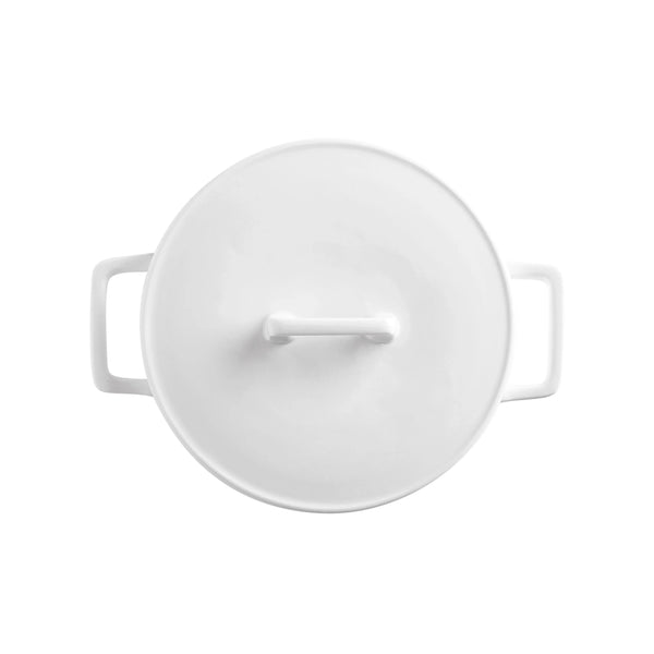 Maxwell & Williams Epicurious Rectangle Baker 32cm & Round Casserole Set (White)