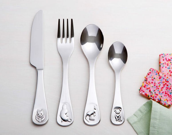 Maxwell & Williams Koala & Friends Children's Cutlery Set of 4 image 1