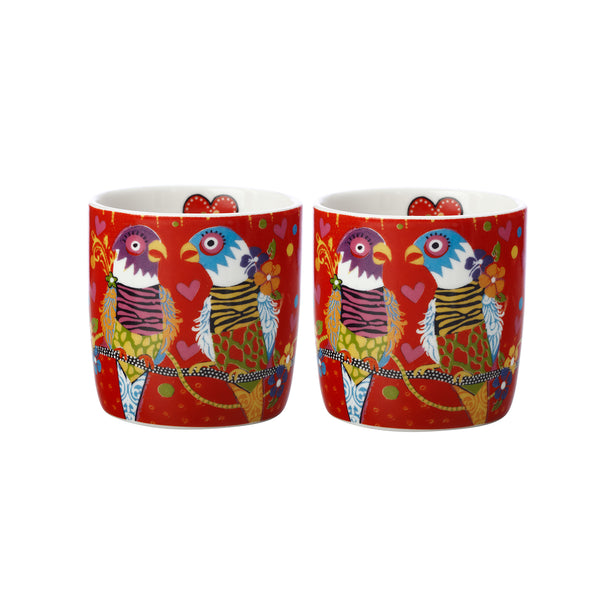 Maxwell & Williams Love Hearts Espresso Cup 100ml Tiger Tiger (Set of 2) image 0