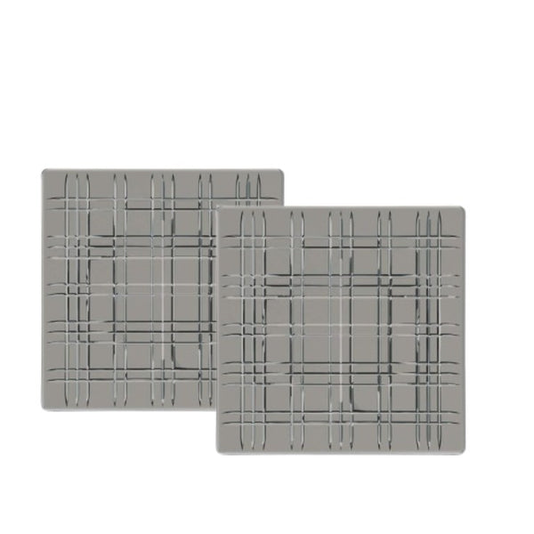 Nachtmann Square Smoke Platter 21 cm (Set of 2) image 0