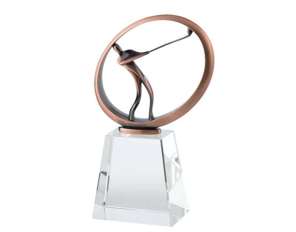 Swatkins Bronze Crystal Golf Swing Award image 0