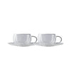 Maxwell & Williams Blend Double Wall Cup & Saucer 80ML (Set of 2) image 1