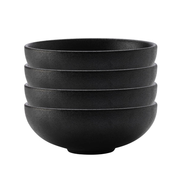 Maxwell & Williams Caviar Black Coupe Bowl 15.5x6cm (Set of 4) image 0