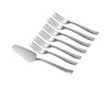 Maxwell & Williams Diamonds Cake Server & Fork Set 7pc Gift Boxed image 1