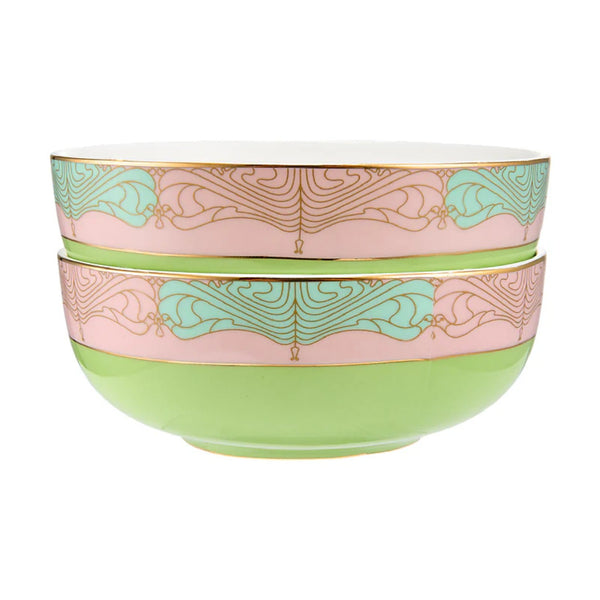 Maxwell & Williams Wicked Pink Goes Good With Green Bowl 12.5x5cm Elphaba Gift Boxed (Set of 2) image 0