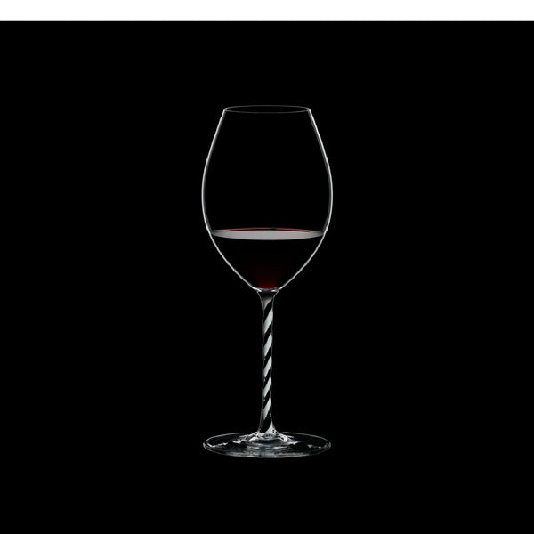 Riedel Fatto A Mano Old World Syrah Black And White Twisted image 2