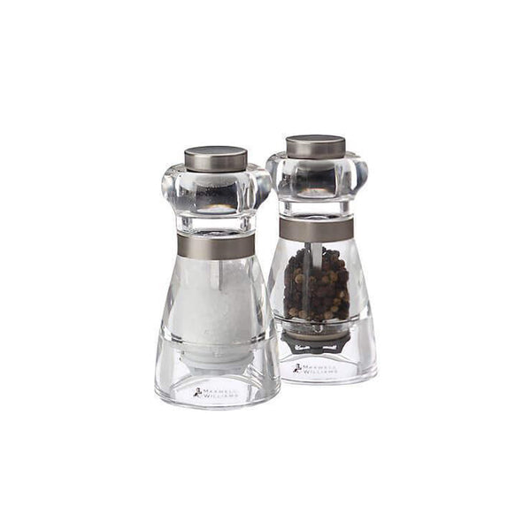 Maxwell & Williams Dynasty Acrylic Salt & Pepper Mill Set image 0