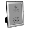Carrs Silver - Reed & Ribbon Sterling Silver Photo Frame With Grey Velvet Back image 0