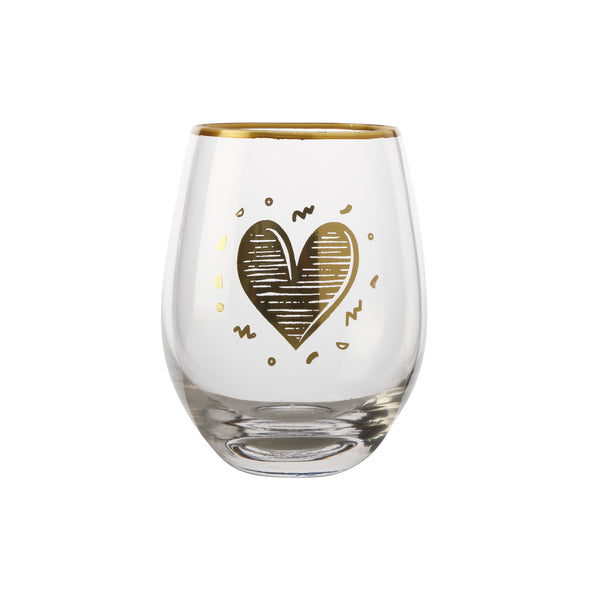 Maxwell & Williams The Letterettes Stemless Glass 500ML I❤︎HK Bundle Set of 4 image 3