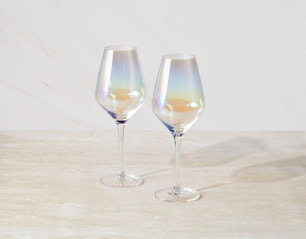 Maxwell & Williams Glamour Wine Glass 520ML Set of 2 Iridescent Gift Boxed image 2