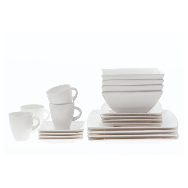 Maxwell & Williams White Basics East Meets West Dinner Set 20pc Gift Boxed image 0