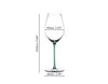 Riedel Fatto A Mano Champagne Wine Glass Mint image 1