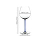 Riedel Fatto A Mano Old World Pinot Noir Blue image 1