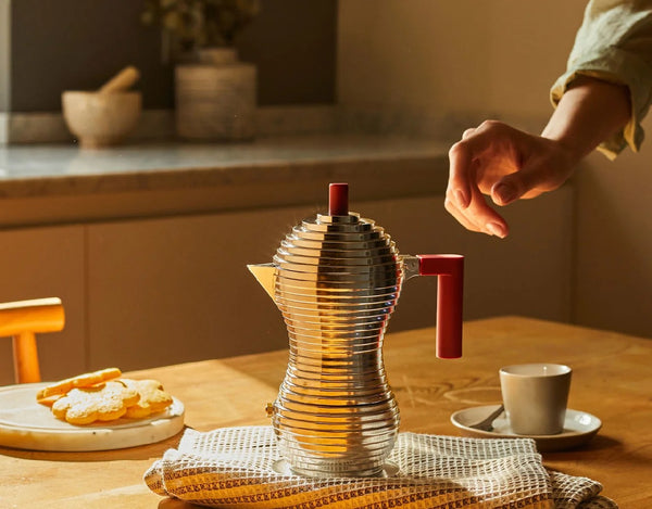 Alessi Pulcina Espresso Coffee Maker (Red) image 4