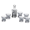 Bohemia Crystal Cooper Whisky set (1 Decanter + 6 Tumblers) image 1