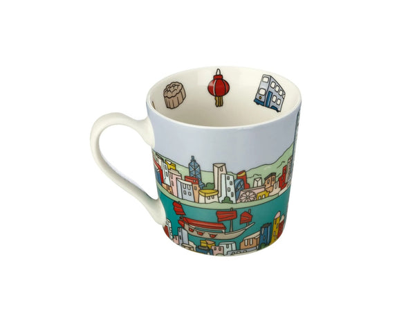 Maxwell & Williams Megan McKean Cities Mug 430ML Hong Kong Gift Boxed image 1