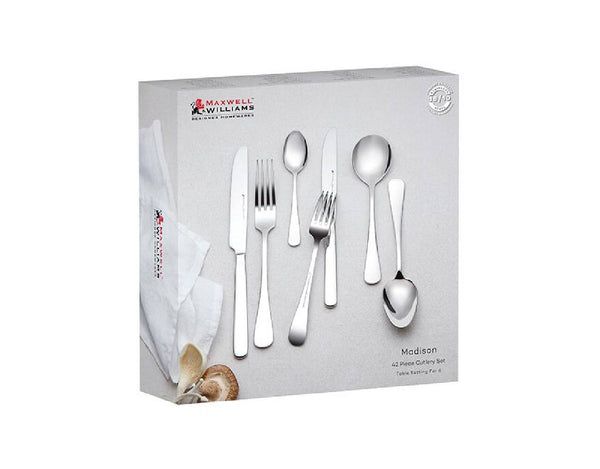 Maxwell & Williams Madison 42pc Cutlery Set Gift Boxed image 1