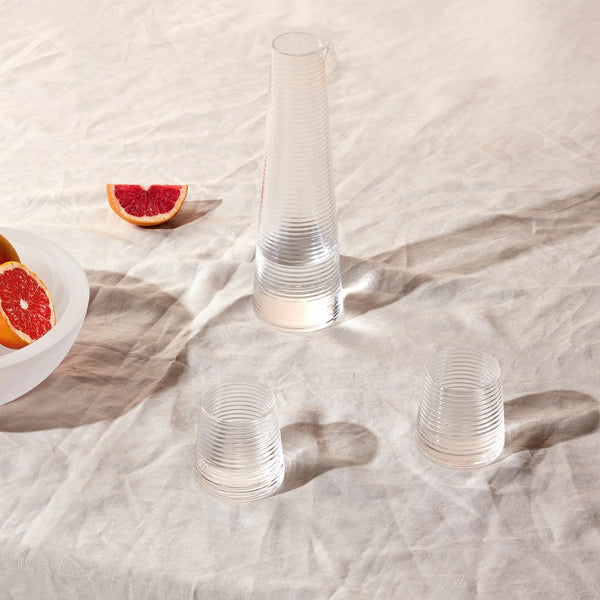 Nude Poem Water Clear Glass (Set of 2) image 1