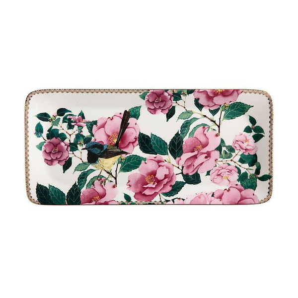 Maxwell & Williams Teas & C's Silk Road Rectangle Platter 33x15.5cm White image 0
