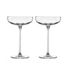 Nude Savage Coupe Glasses Clear (Set of 2) image 0