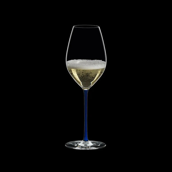 Riedel Fatto A Mano Champagne Wine Glass Dark Blue image 3