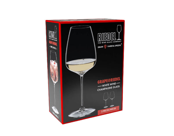 Riedel Grape White Wine/Champagne Glass/Spritz Drinks (Pair) image 4