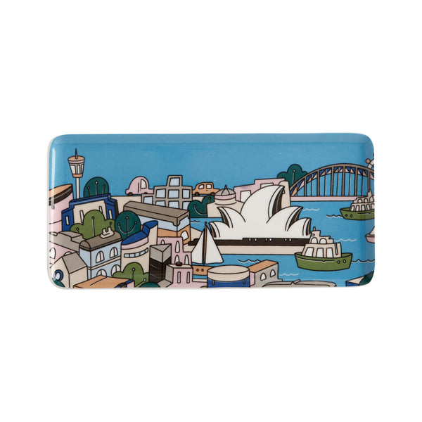 Maxwell & Williams Megan McKean Cities Rectangle Plate 25x12cm Sydney image 0