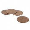 Just Slate Flat Hammered Copper Coasters (4 pieces) image 0